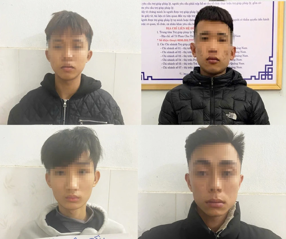 Nhóm thanh thiếu niên kéo đến quán nhậu đánh người, đánh nhầm 3 người bị thương. Ảnh: CA