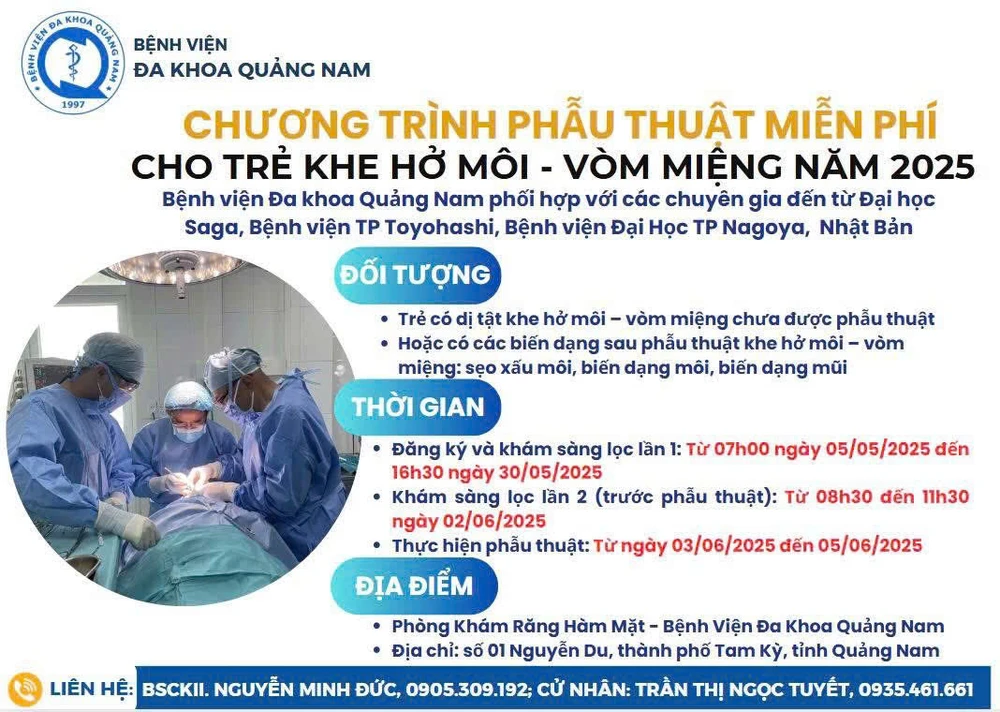 khe hở môi - vòm miệng