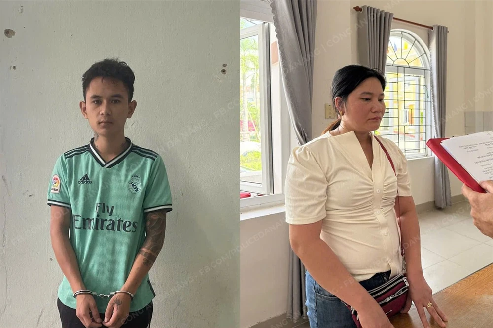 Liễu bị bắt vì tiêu thụ sâm Ngọc Linh của nhóm trộm. Ảnh: FP Công an Đà Nẵng