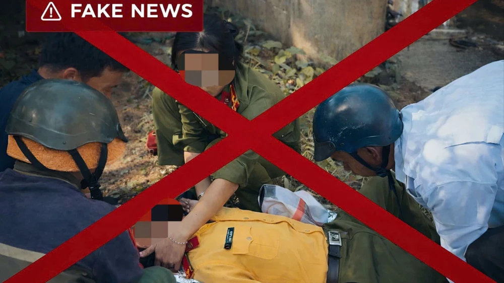 Hình ảnh được sử dụng công nghệ AI để cắt ghép, dàn dựng. Ảnh chụp màn hình