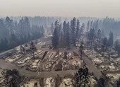Thị trấn ở California hoang tàn sau thảm họa cháy rừng