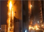 Video: Tòa nhà 48 tầng cháy phừng phực