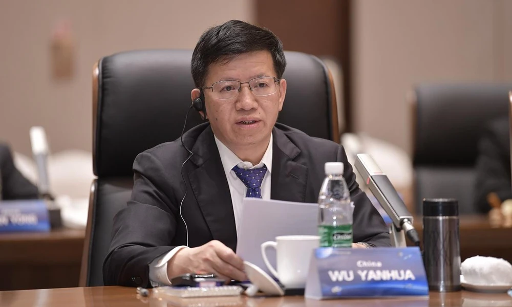 Phó Cục trưởng Cục Không gian Quốc gia Trung Quốc (CNSA) Ngô Diễm Hoa. Ảnh: GLOBAL TIMES