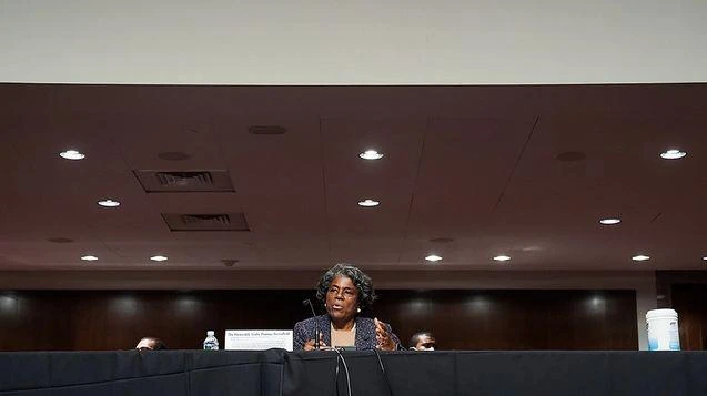 Đại sứ Mỹ tại Liên Hợp Quốc Linda Thomas-Greenfield. Ảnh: THE HILL Đại sứ Mỹ tại Liên Hợp Quốc Linda Thomas-Greenfield. Ảnh: THE HILL