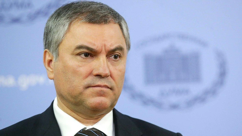 Chủ tịch Duma Quốc gia Nga – ông Vyacheslav Volodin. Ảnh: DUMA.GOV.RU Chủ tịch Duma Quốc gia Nga – ông Vyacheslav Volodin. Ảnh: DUMA.GOV.RU