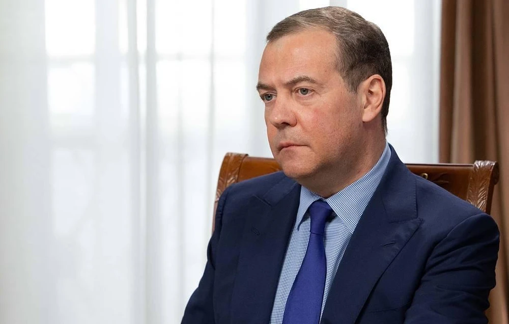 Phó Chủ tịch Hội đồng An ninh Nga – ông Dmitry Medvedev. Ảnh: TASS