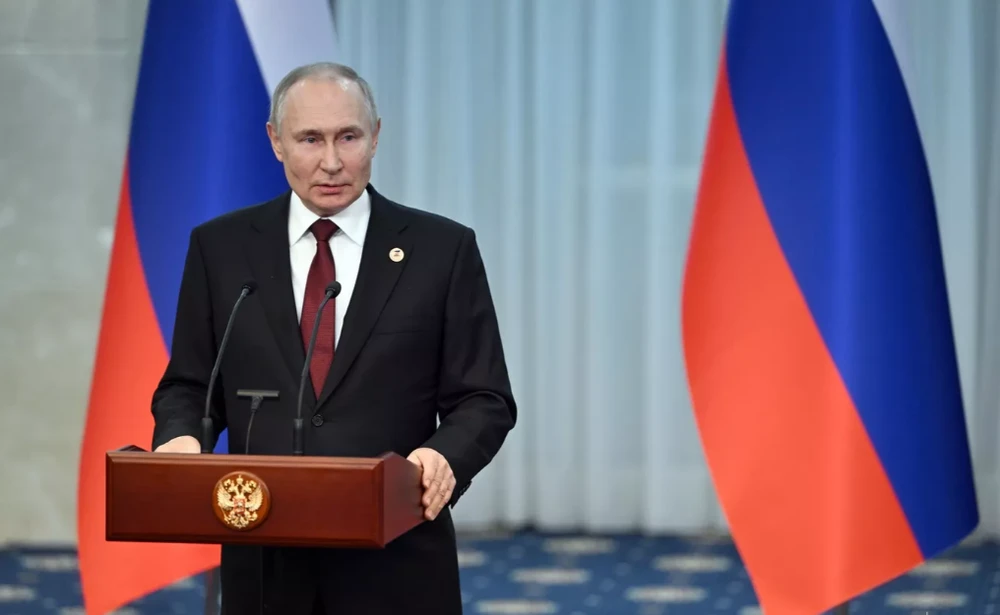 Tổng thống Nga Vladimir Putin. Ảnh: RIA NOVOSTI
