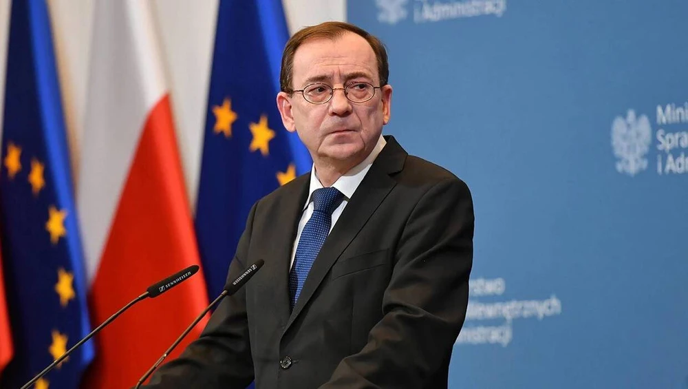 Bộ trưởng Nội vụ Ba Lan Mariusz Kaminski. Ảnh: NAKOLEI.PL Bộ trưởng Nội vụ Ba Lan Mariusz Kaminski. Ảnh: NAKOLEI.PL