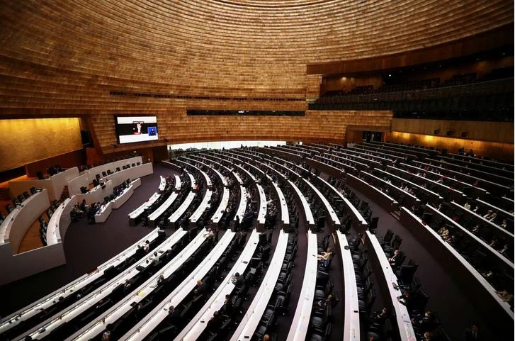 Toàn cảnh một phiên họp Quốc hội Thái Lan ở Bangkok. Ảnh: REUTERS
