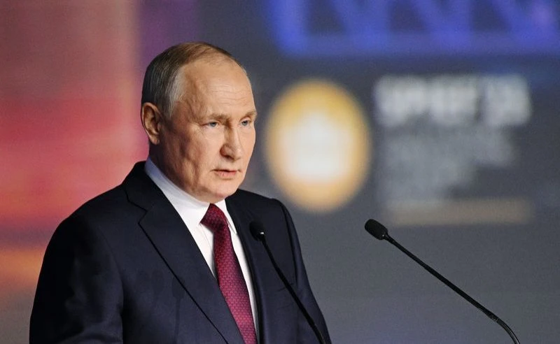 Tổng thống Nga Vladimir Putin. Ảnh: RIA NOVOSTI/REUTERS
