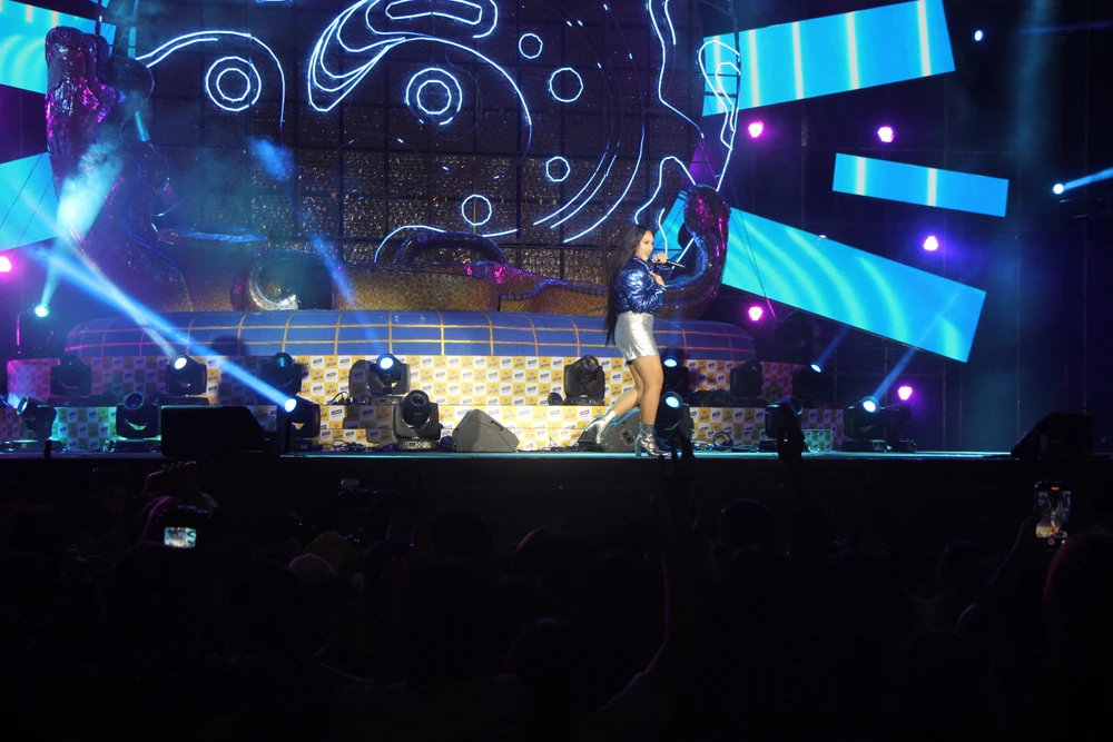 Chương trình đếm ngược tại công viên Biển Đông.