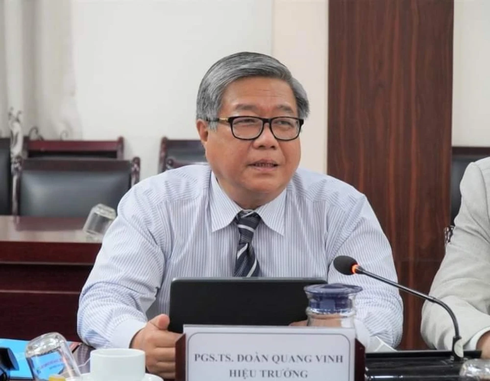 Ông Đoàn Quang Vinh nguyên hiệu trưởng Đại học Bách khoa Đà Nẵng.Ảnh: QM Ông Đoàn Quang Vinh nguyên hiệu trưởng Đại học Bách khoa Đà Nẵng.Ảnh: QM