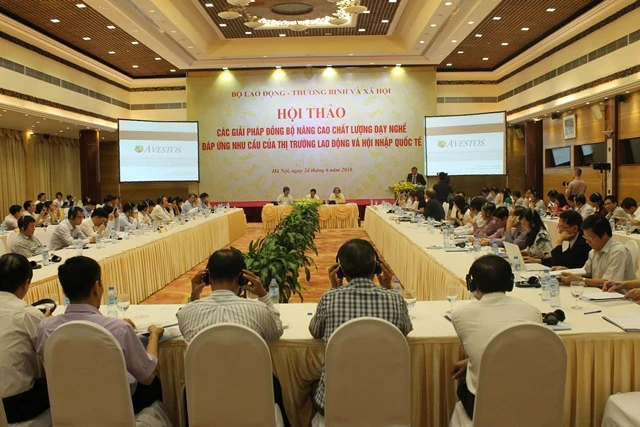 Nhiều đại biểu cho rằng cần tăng cường đào tạo thực hành cho sinh viên trường nghề.