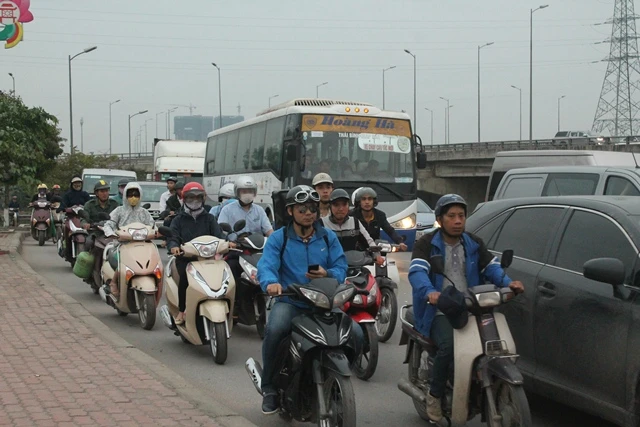 Xe cá nhân tăng cao là một trong những nguyên nhân làm tăng tai nạn