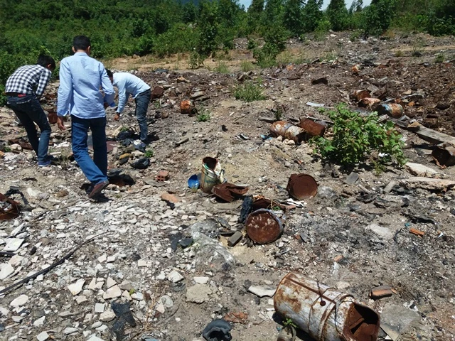 Lại phát hiện hàng tấn chất thải của Formosa chôn ở trang trại ảnh 2