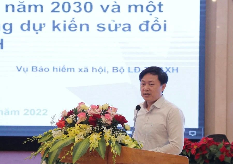 Ông Trần Hải Nam, Phó Vụ trưởng Vụ BHXH. Ảnh: T.NAM