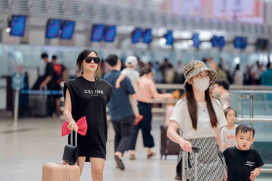 Sân bay Nội Bài không xảy ra ùn tắc cục bộ ở nhà ga trong dịp lễ. Ảnh: N.HÀ