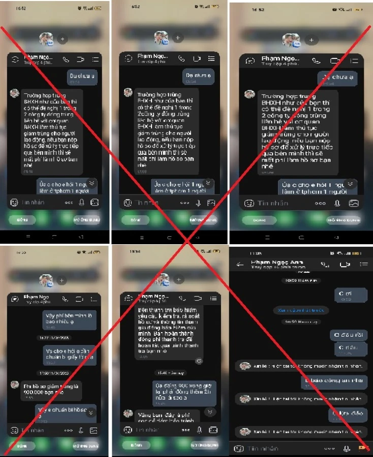 BHXH Việt Nam khuyến cáo người dân nên cảnh giác để không bị lừa. Ảnh: V.LONG