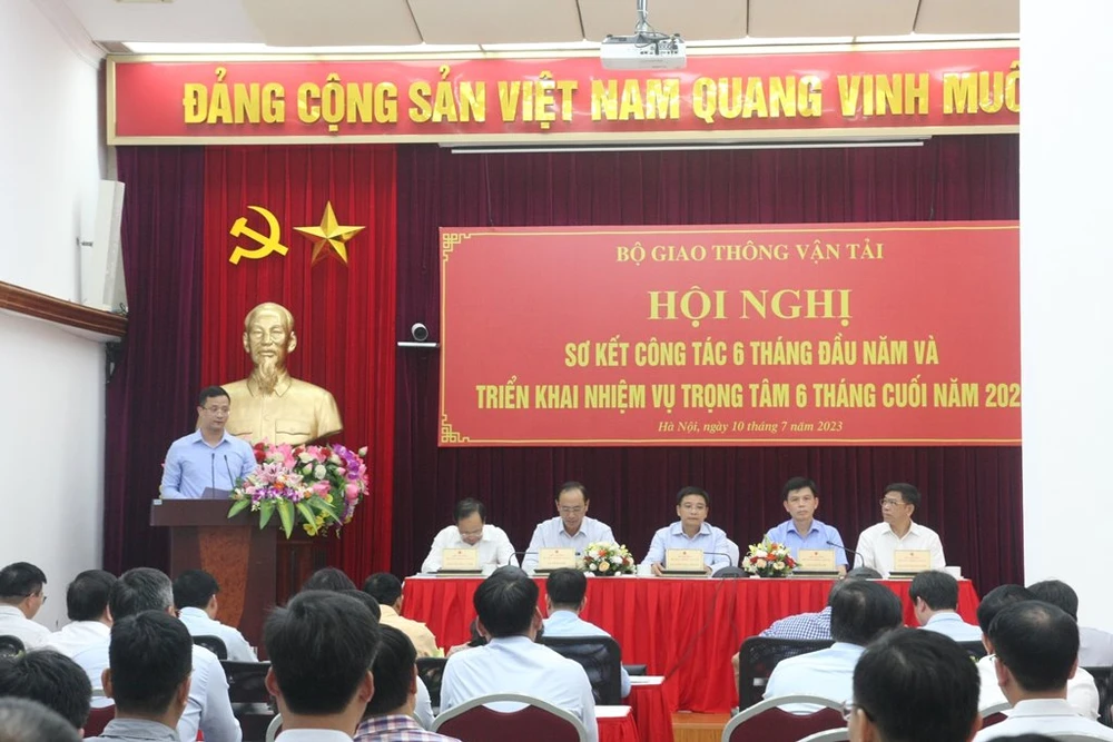 Hội nghị triển khai 6 tháng cuối năm của Bộ GTVT.
