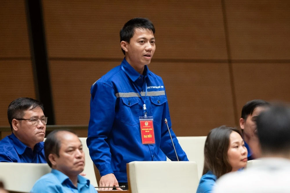 Anh Nguyễn Đức Đại, công nhân Công ty Than Mạo Khê. Ảnh: ĐỨC MINH Anh Nguyễn Đức Đại, công nhân Công ty Than Mạo Khê. Ảnh: ĐỨC MINH