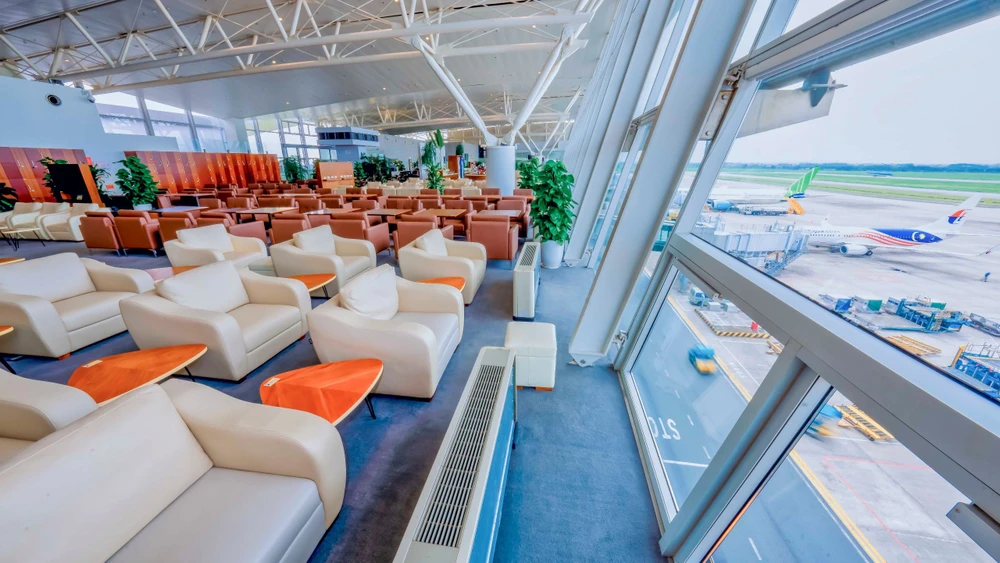 Phòng thương gia ở sân bay Nội Bài. Ảnh: N.HÀ