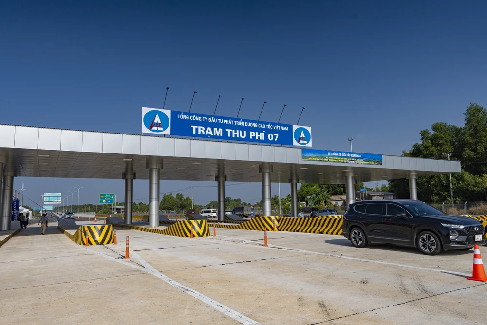 thu phí cao tốc Bến Lức - Long Thành