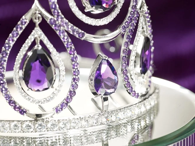 Hình ảnh chiếc vương miện trị giá 1 tỷ đồng của Hoa khôi Áo dài ảnh 2