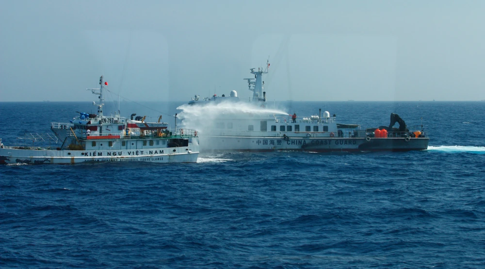 Chủ tịch UBND huyện Hoàng Sa: 'Cực lực phản đối hành động diễn tập tại đảo Phú Lâm của Trung Quốc' ảnh 1