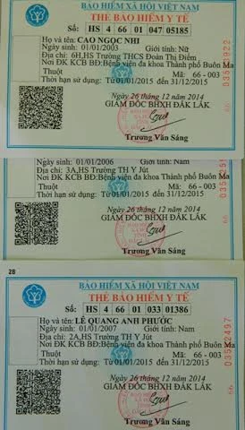 bảo hiểm y tế, sai ngày sinh, Buôn Ma Thuột