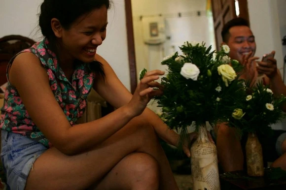 Tiết lộ hình ảnh cô dâu Phương Vy tự tay chuẩn bị đám cưới 2