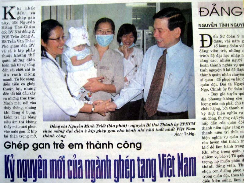 Võ Văn Kiệt, Sáu Dân, trí thức, Nguyễn Minh Triết, ghép gan, Trần Đông A