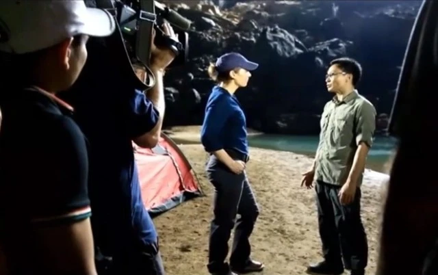 Truyền hình ABC trực tiếp chương trình Good Morning America từ hang Sơn Đoòng như thế nào? ảnh 8