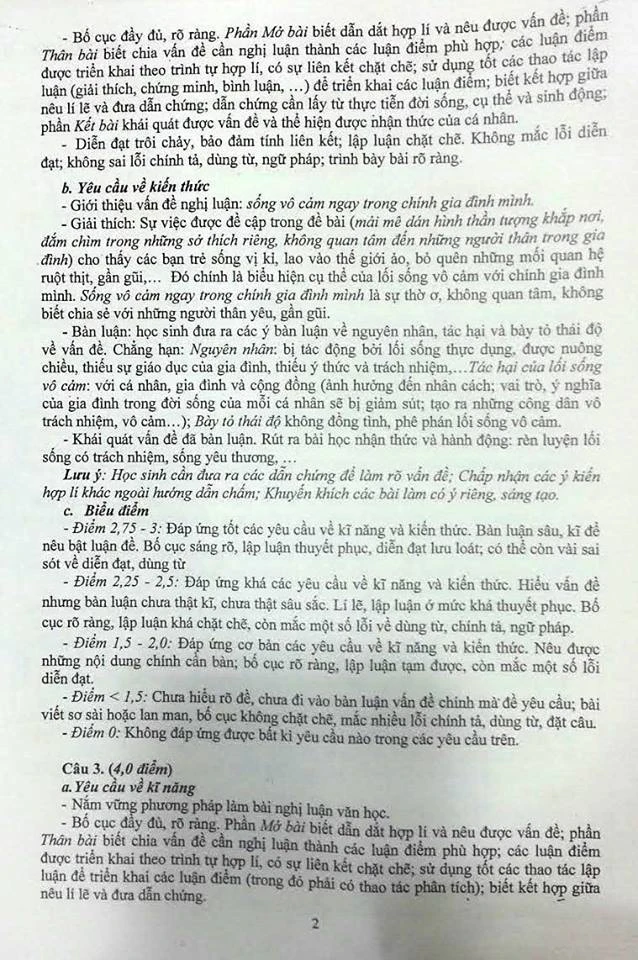 Công bố đáp án chính thức thi tuyển sinh lớp 10 tại TP.HCM ảnh 5