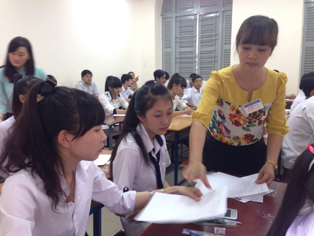 Dự kiến rút ngắn thời gian thi THPT quốc gia ảnh 1 Dự kiến rút ngắn thời gian thi THPT quốc gia ảnh 1