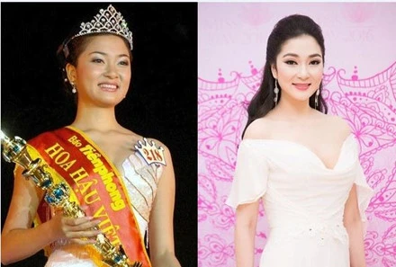 Nhan sắc 6 cựu Hoa hậu Việt Nam xuất hiện trong đêm chung kết ảnh 6