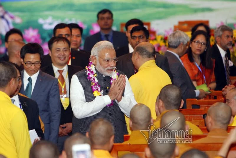 Thủ tướng Narendra Modi, Thủ tướng Ấn Độ, Thủ tướng Ấn Độ thăm VN, chùa Quán Sứ