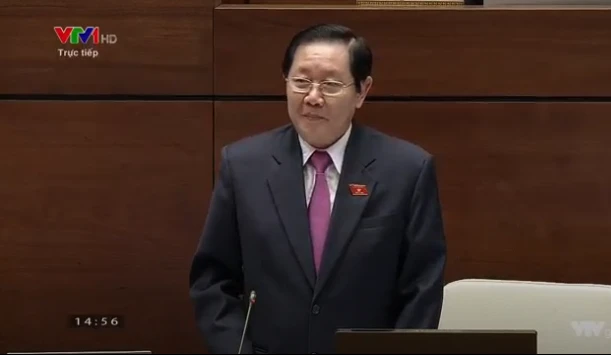 Bộ trưởng Bộ Nội vụ Lê Vĩnh Tân 