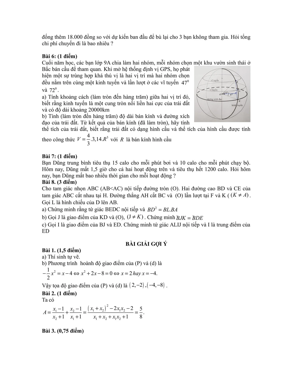 Gợi ý giải đề thi môn Toán lớp 10 tại TP.HCM ảnh 2