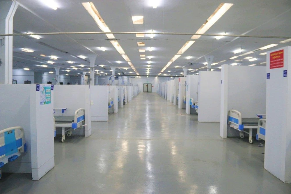 Khu hồi sức đã vắng bệnh nhân