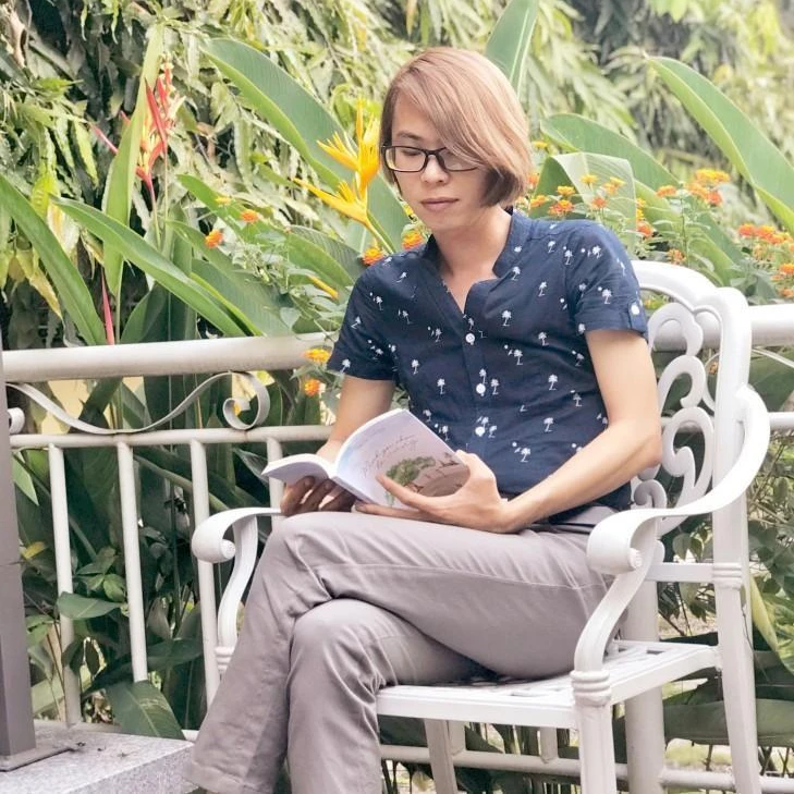 Nhà văn Tống Phước Bảo, bút danh Trúc Thiên. Ảnh: NVCC