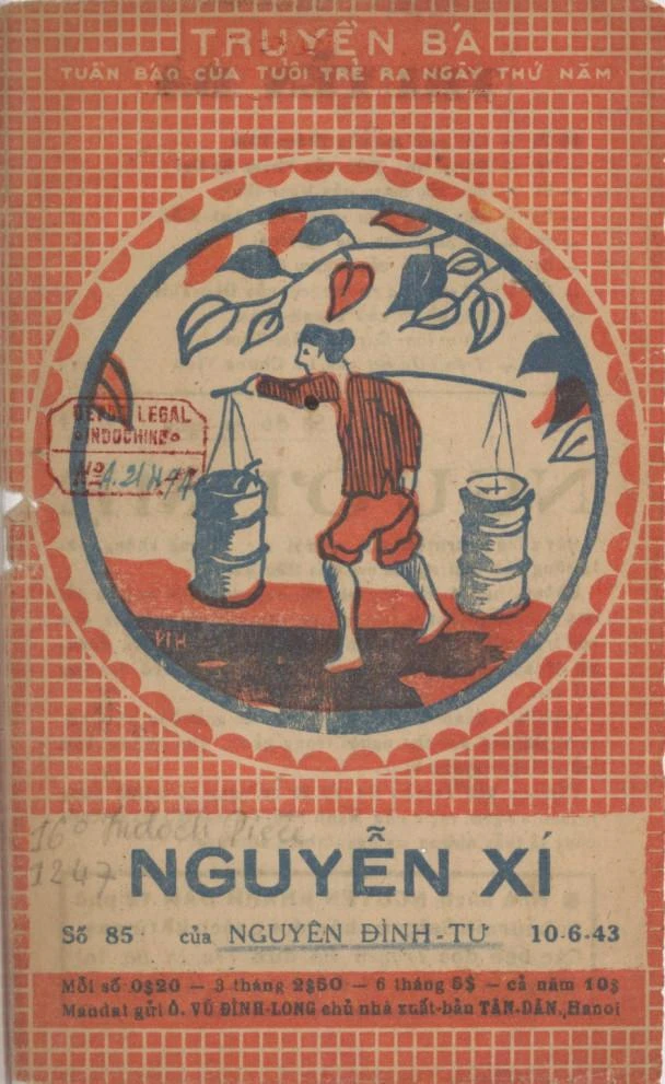 Báo Truyền bá số 85 đăng tác phẩm đầu tay của nhà nghiên cứu Nguyễn Đình Tư. Ảnh: Đình Ba.