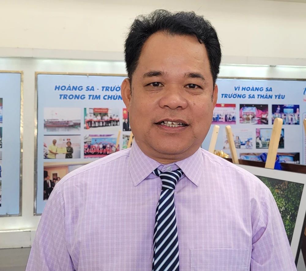 Ông Lê Đình Hải, Chủ tịch UBND huyện đảo Trường Sa