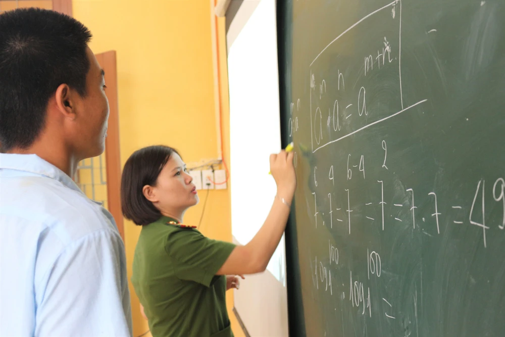 Học sinh được rèn luyện tại Trường Giáo dưỡng số 3.