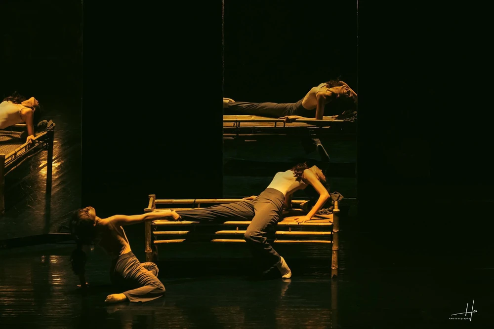 Vở kịch múa "Hoàng hôn" gây ấn tượng cho nhiều khán giả. Ảnh: PHÚC HẢI