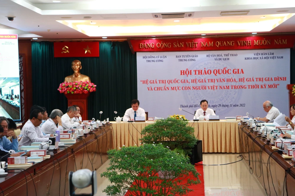 Toàn cảnh hội thảo tại điểm cầu TP.HCM. Ảnh: VÕ THƠ