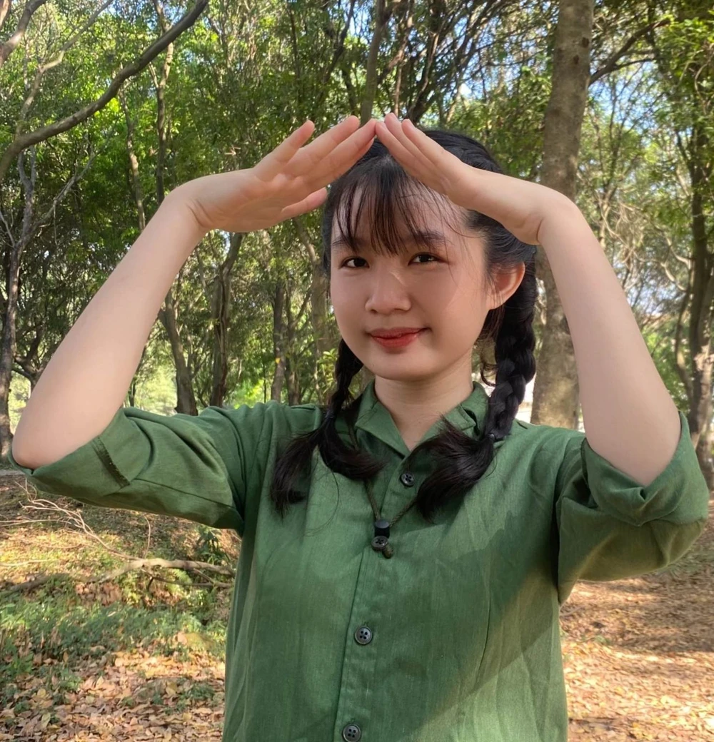 Sinh viên Trần Lý Minh Tâm. Ảnh: TL