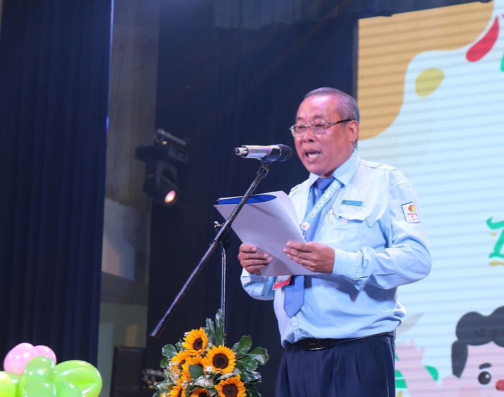 Ông Phạm Ngọc Tuyền phát biểu khai mạc Lễ hội. Ảnh: Thiện Hợp