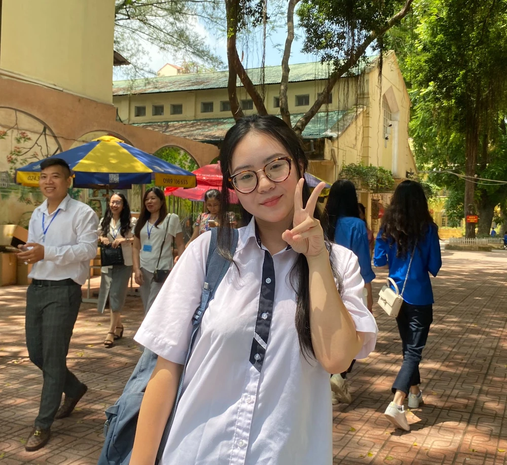 Thí sinh Nguyệt Thanh: đề thi môn KHXH không quá khó