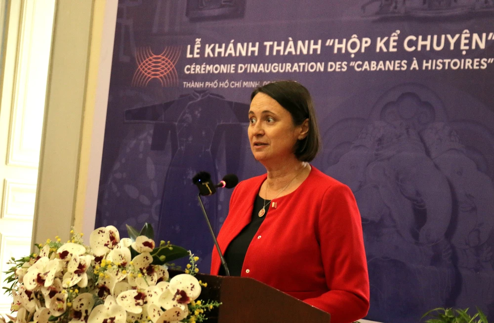 Bà Emmanuelle Pavillon-Grosser, Tổng Lãnh sự Pháp tại TP.HCM. Ảnh: Thiện Hợp