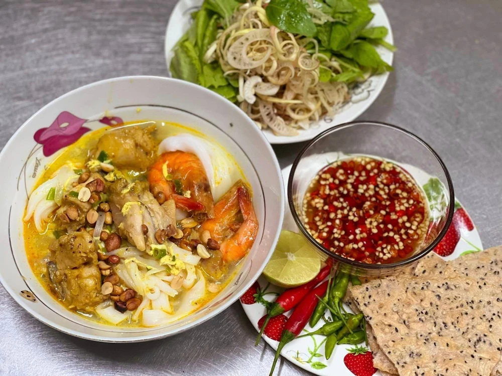 Mỳ Quảng tại Quảng Nam hội tụ giá trị ẩm thực đặc sắc của xứ Quảng. Ảnh: Văn Hà